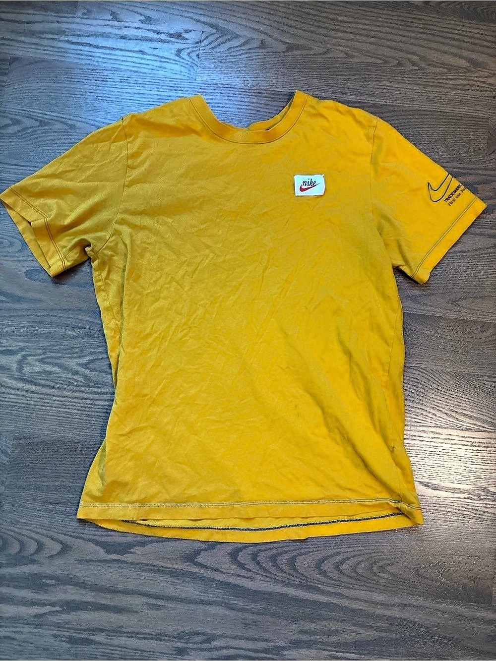 Nike Trademark 977,190 First Use T-Shirt Short Sleeve Yellow Tee